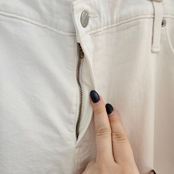 J. Crew Jeans Bootcut White Casual Neutral Factory Denim Trendy - Picture 14 of 16